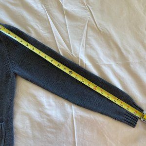 Brooks Brother "346" Subprima Cotton Gray Sweater